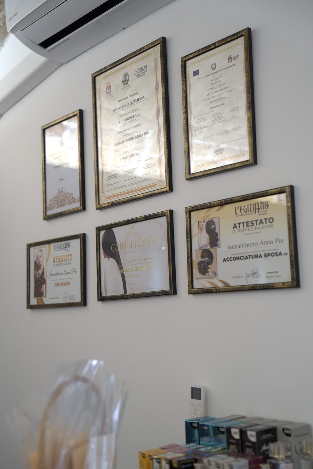 Attestati e certificazioni professionali di ANNARÈ